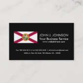 Carte De Visite Drapeau de l'État de Floride (Devant)