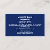 Carte De Visite Drapeau de l'Ohioan, Drapeau de l'Ohio (Dos)