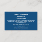 Carte De Visite Drapeau de Louisiane, Drapeau de Louisiane (Dos)