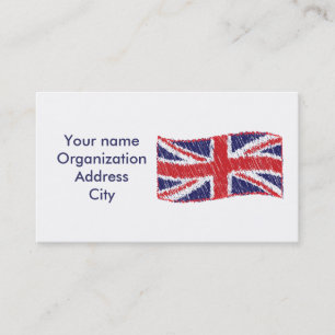 Carte De Visite Drapeau de l'Union griffée