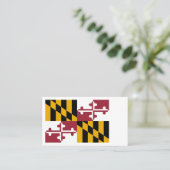 Carte De Visite Drapeau de Marylander, Drapeau du Maryland (Debout devant)
