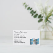 Carte De Visite Drapeau de ondulation du Guatemala (Debout devant)