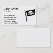 Carte De Visite Drapeau de pirate (Devant / Derrière)