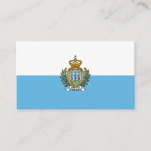 Carte De Visite Drapeau de Saint-Marin