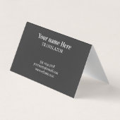 Carte De Visite Drapeau de soie de Bulgarie (Dos)