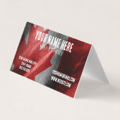 Carte De Visite Drapeau de soie du Canada (Dos)