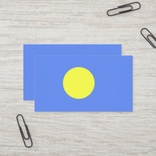 Carte De Visite Drapeau des Palaos