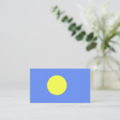 Carte De Visite Drapeau des Palaos (Debout devant)