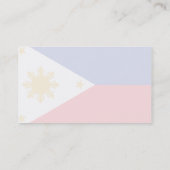 Carte De Visite Drapeau des Philippines (Dos)