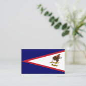 Carte De Visite Drapeau des Samoa américaines (Debout devant)