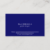 Carte De Visite Drapeau des Samoa américaines (Dos)