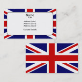 Carte De Visite Drapeau des syndicats (Devant / Derrière)