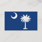 Carte De Visite Drapeau d'état de la Caroline du Sud (Dos)