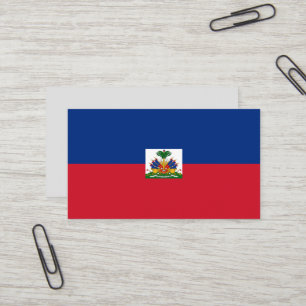 Carte De Visite Drapeau d'Haïti