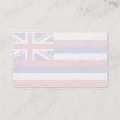 Carte De Visite Drapeau d'Hawaï (Dos)