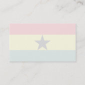 Carte De Visite Drapeau du Ghana (Dos)