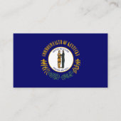 Carte De Visite Drapeau du Kentuckian, Drapeau du Kentucky (Devant)