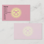 Carte De Visite Drapeau du Kirghizistan (Devant / Derrière)