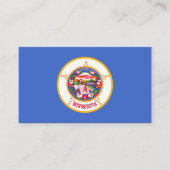 Carte De Visite Drapeau du Minnesota, Drapeau du Minnesota (Devant)