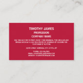 Carte De Visite Drapeau du Mississippi (Dos)