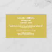 Carte De Visite Drapeau du Nicaragua (Dos)