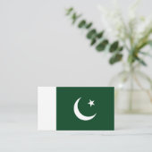 Carte De Visite Drapeau du Pakistan (Debout devant)