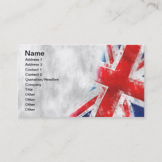 Carte De Visite Drapeau du Royaume-Uni
