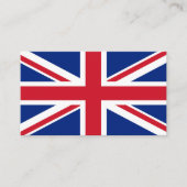 Carte De Visite Drapeau du Royaume-Uni (Devant)