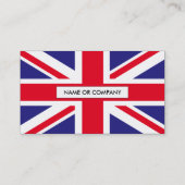 Carte De Visite drapeau du Royaume-Uni (Dos)