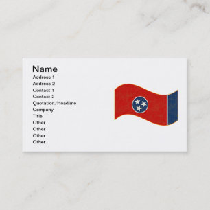 CARTE DE VISITE DRAPEAU DU TENNESSEE