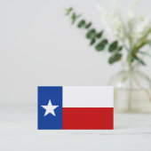 Carte De Visite drapeau du Texas (Debout devant)