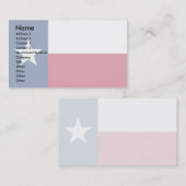 Carte De Visite Drapeau du Texas (Devant / Derrière)