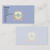 Carte De Visite Drapeau du Vermont (Devant / Derrière)