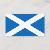Carte De Visite Drapeau écossais, Drapeau écossais (Devant)
