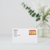 Carte De Visite Drapeau espagnol (Debout devant)