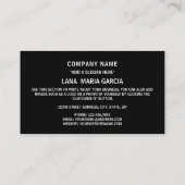 Carte De Visite Drapeau estonien et armoiries, Drapeau estonien (Dos)