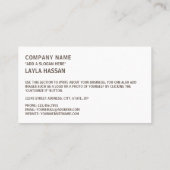 Carte De Visite Drapeau et armoiries de Bahreïn, Drapeau de Bahreï (Dos)