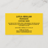 Carte De Visite Drapeau et armoiries de Kiribati, Drapeau de Kirib (Dos)