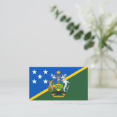 Carte De Visite Drapeau et armoiries de Salomon Islander (Debout devant)