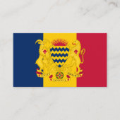 Carte De Visite Drapeau et armoiries du Tchad (Devant)