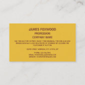 Carte De Visite Drapeau et phoque de l'Iowa, Drapeau de l'Iowa (Dos)