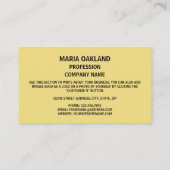 Carte De Visite Drapeau et sceau Delawarean, Drapeau du Delaware (Dos)