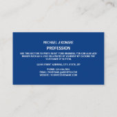 Carte De Visite Drapeau finlandais, Drapeau finlandais (Dos)