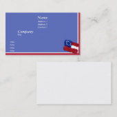 Carte De Visite Drapeau floral (Devant / Derrière)