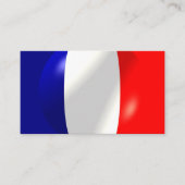 Carte De Visite Drapeau français (Devant)