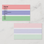 Carte De Visite Drapeau Gambie (Devant / Derrière)