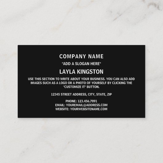 Carte De Visite Drapeau guatémaltèque, Drapeau du Guatemala (Dos)