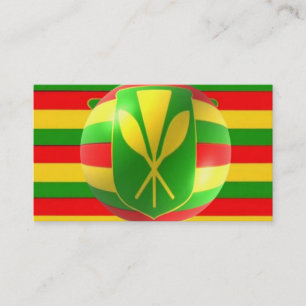 Carte De Visite Drapeau hawaïen de style ancien