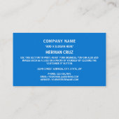 Carte De Visite Drapeau hondurien, Drapeau hondurien (Dos)