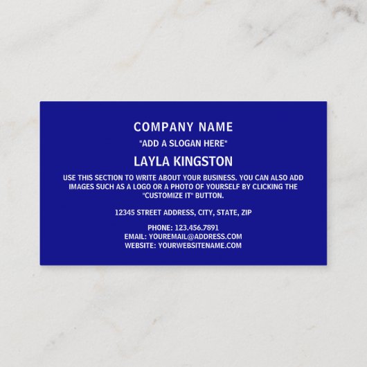 Carte De Visite Drapeau indien, Drapeau de l'Inde (Dos)